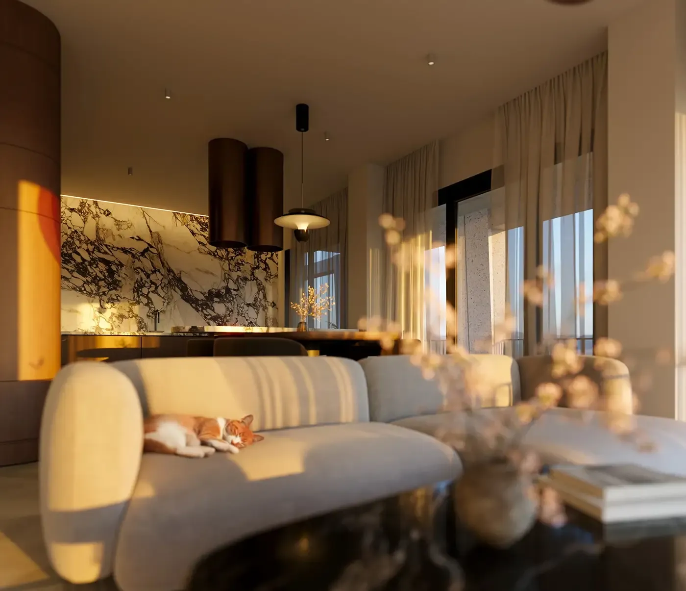 Wizualizacja wnętrza, Murano